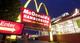 Exterior of a McDonalds
